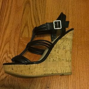 Wild Diva Shoes - Black wedges Wild Diva Shoes - Black wedges